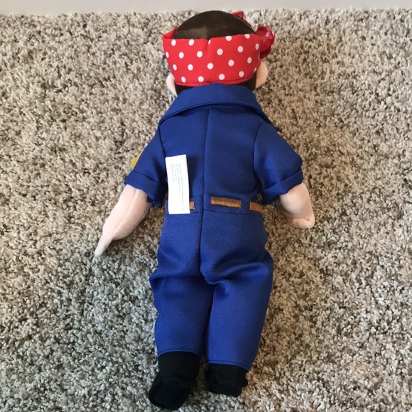 NWT The Unemployed Philosophers Guild Rosie the Riveter Plush Doll - Picture 5 of 10